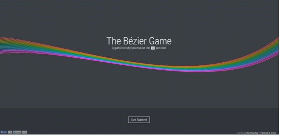 Thách thức khả năng dùng Pen tool qua Game Bézier