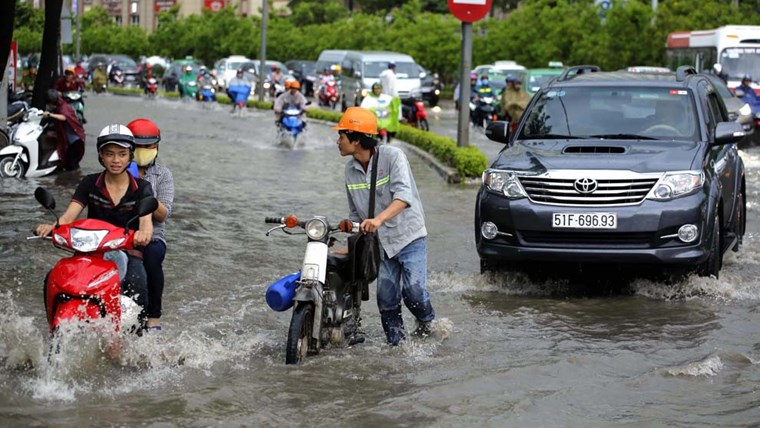 Sau 30 năm toàn bộ cống Tp Hồ Chí Minh nằm dưới mực nước biển