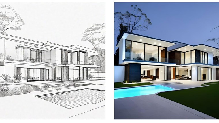 10 CÔNG CỤ AI BIẾN BẢN PHÁC THẢO THÀNH PHỐI CẢNH 3D