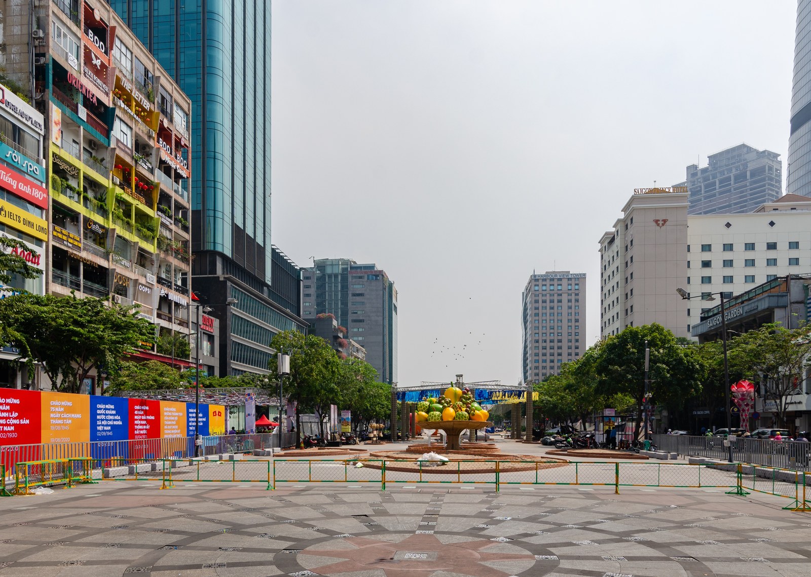 Vì sao kiến trúc cảnh quan là chìa khóa — Phố đi bộ Nguyễn Huệ nhìn dọc trục